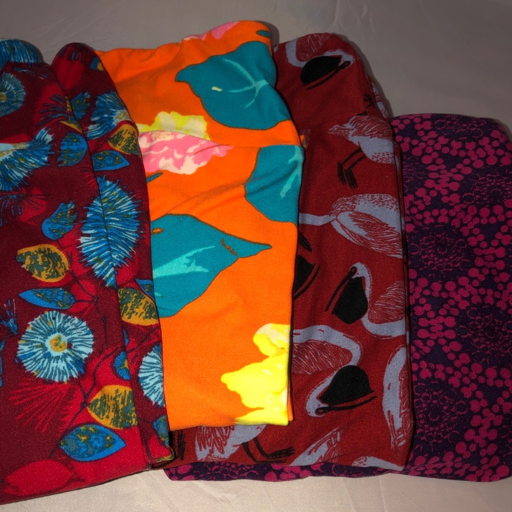 4 pair of LuLaRoe OS Leggings